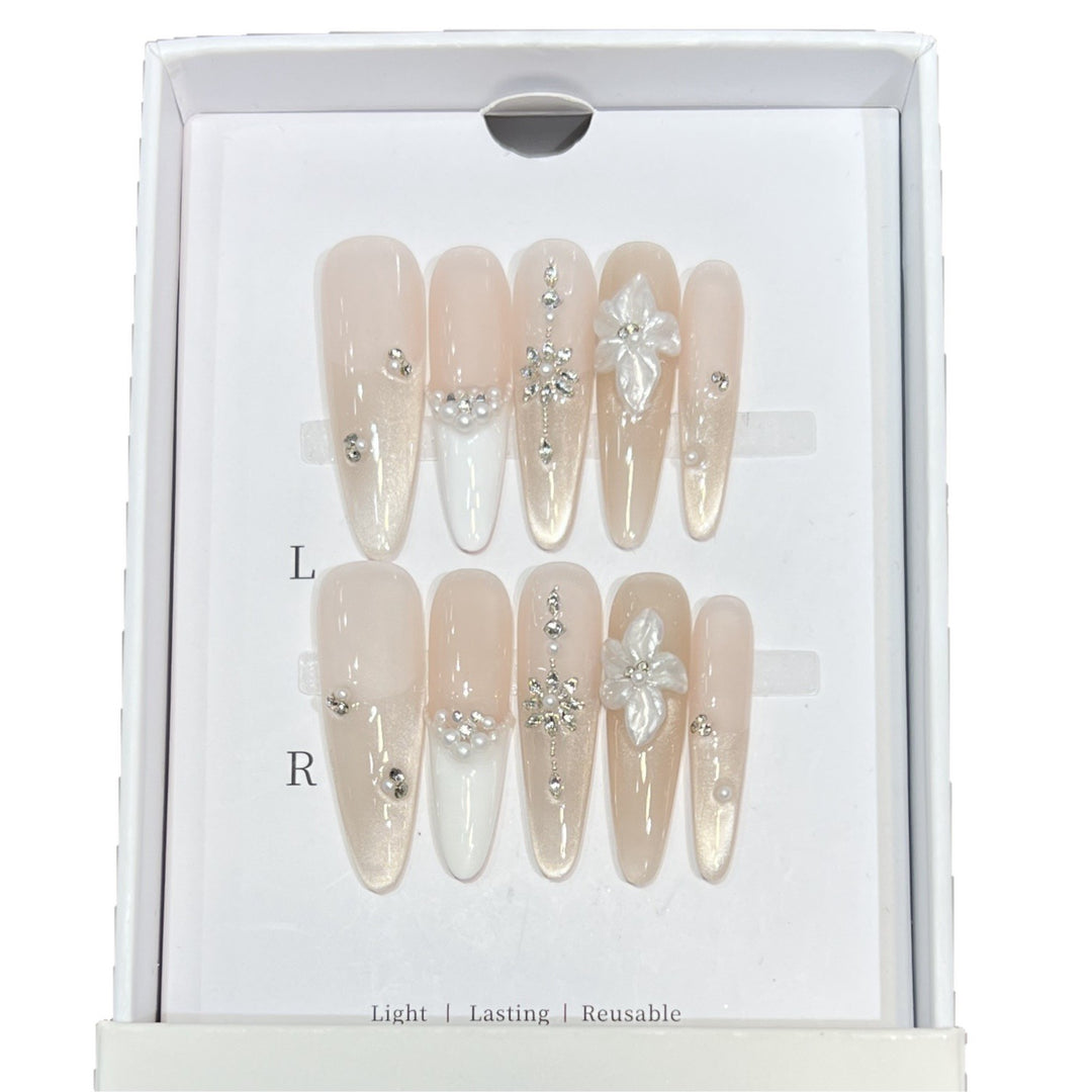 Ornate Press-On Nail Design Kalsten