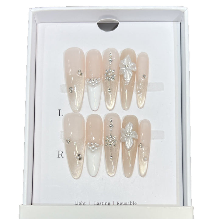 Ornate Press-On Nail Design Kalsten
