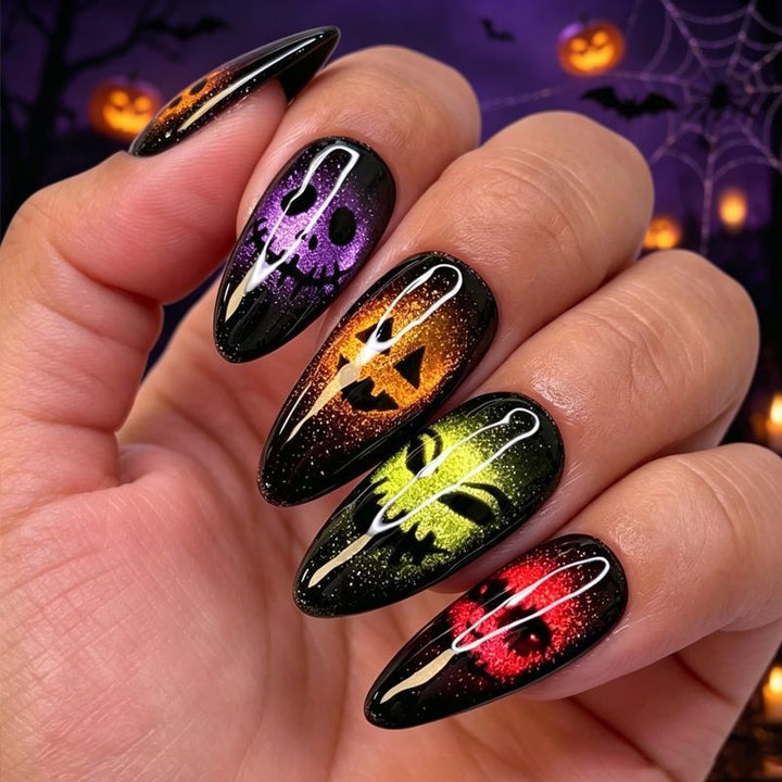 Halloween-Themed Press-On Nail Art Set Kalsten