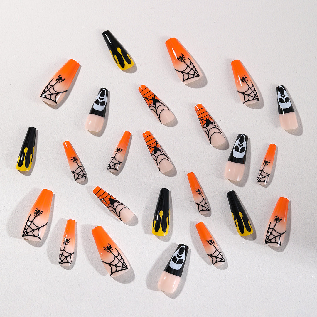 Halloween Themed Articulated Acrylic Nail Set Kalsten