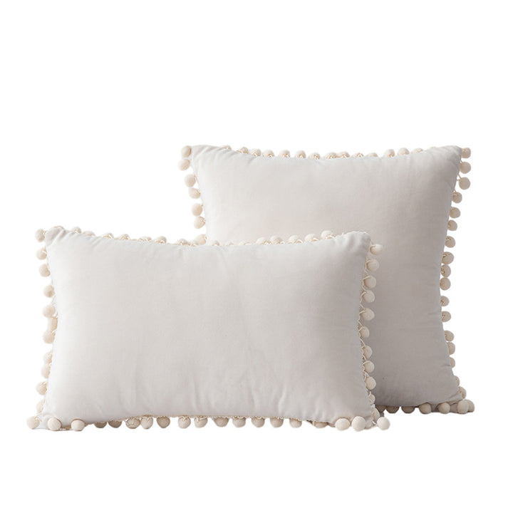Decorative Pom-Pom Accent Pillow