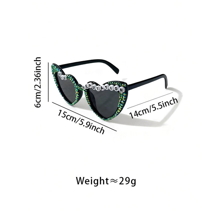 Statement Heart-Frame Sunglasses Kalsten
