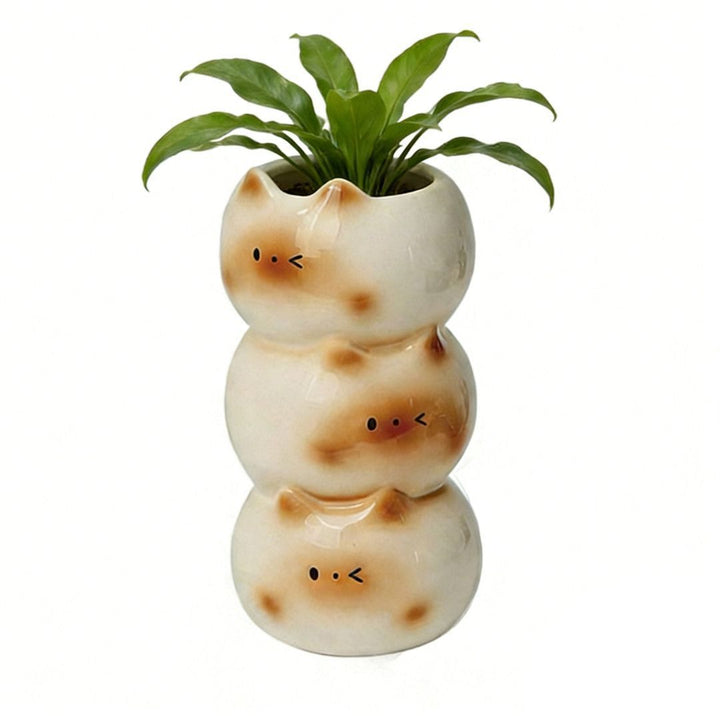 Ceramic Cat Planter