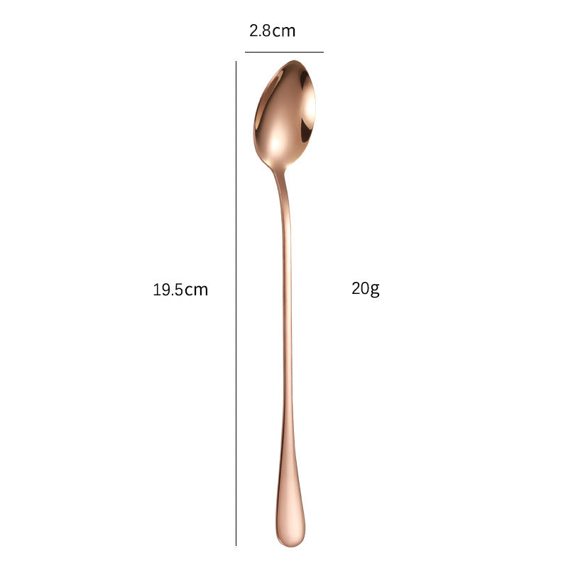 Elegant teaspoon with polished gold surface Kalsten