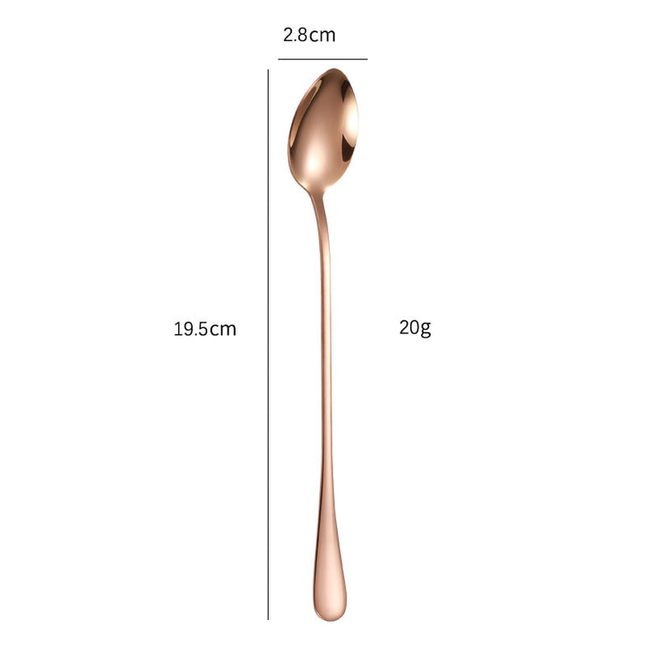 Elegant teaspoon with polished gold surface Kalsten