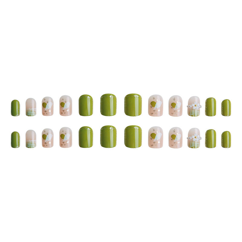 Artificial nail set with elegant handcrafted designs Kalsten