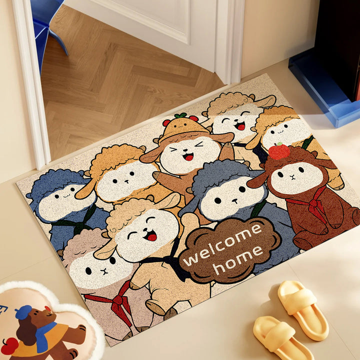 Cute Cartoon Welcome Mat