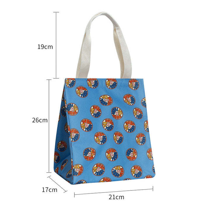 Insulated Butterfly Print Lunch Tote