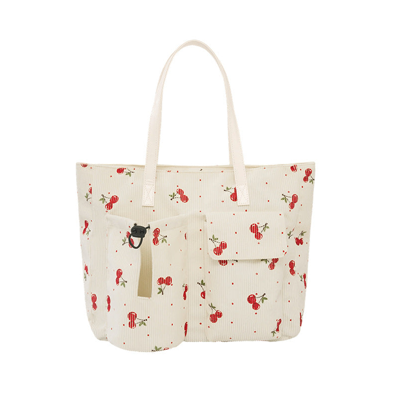 Stylish Star Patterned Cotton Tote Bag Kalsten