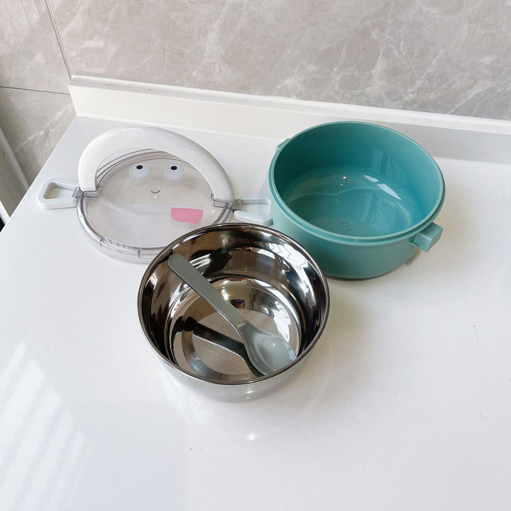 Playful Cartoon Face Food Storage