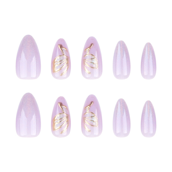 Glamorous artificial nails with rhinestone and glitter decorations Kalsten