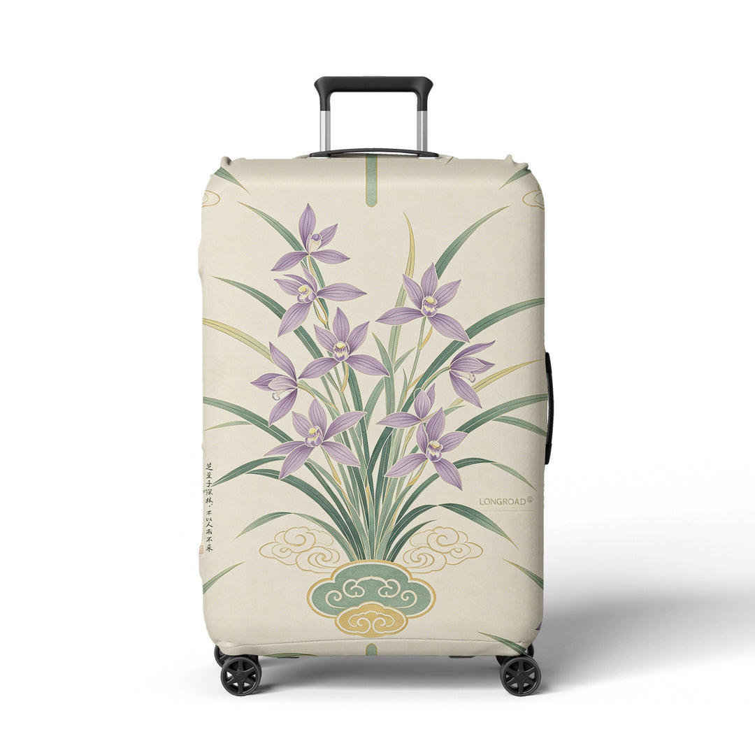 Women Hard Shell Suitcase in Elegant Bamboo Design Kalsten