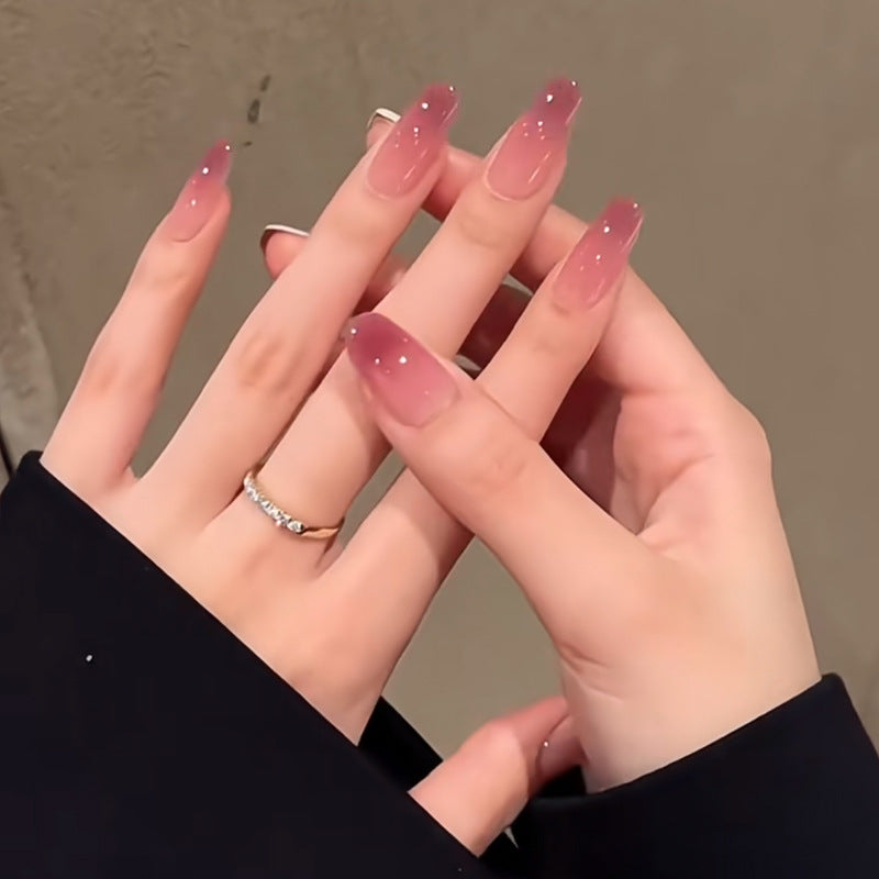 Ombre Glitter Press-On Nails Kalsten