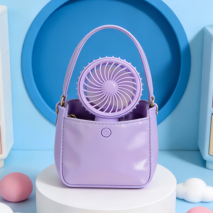 Ladies Portable Mini Hand Fan with Rechargeable USB Connection Kalsten