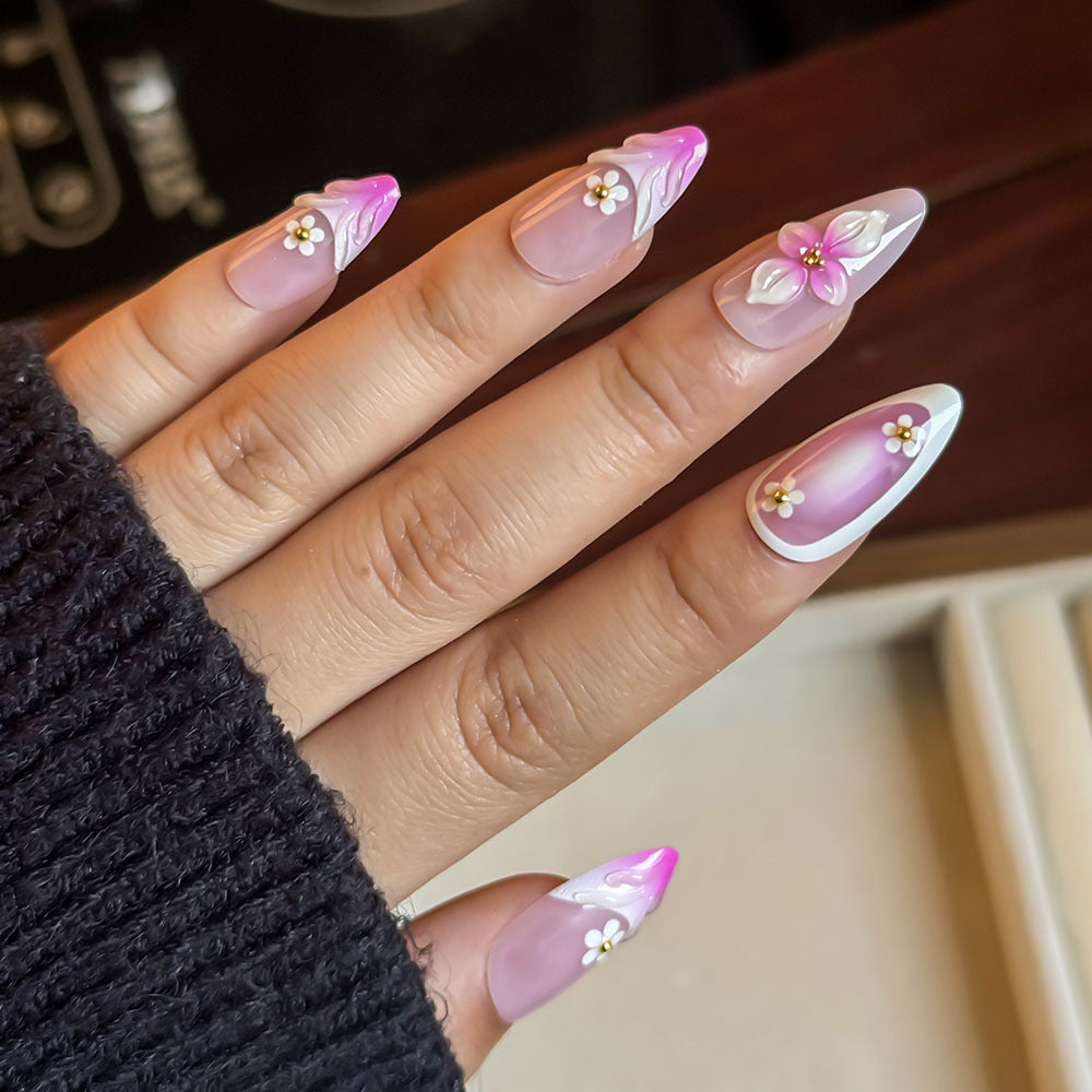 Floral Design Press-On Nail Kit Kalsten