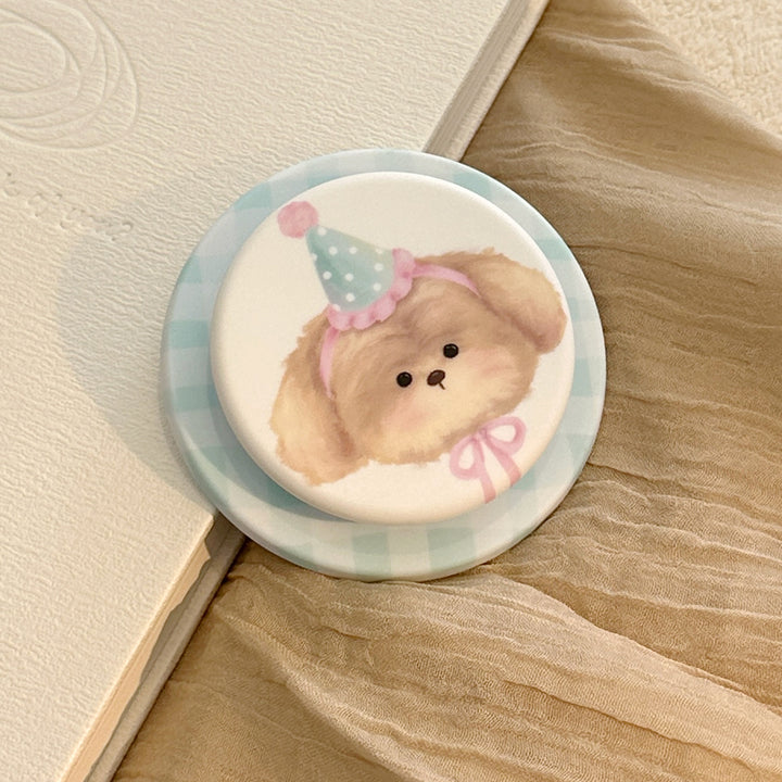 Smartphone Finger Holder in playful dog design Kalsten