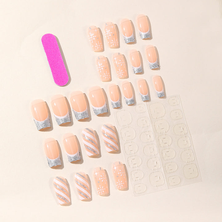Festive Snowflake Nail Art Set Kalsten