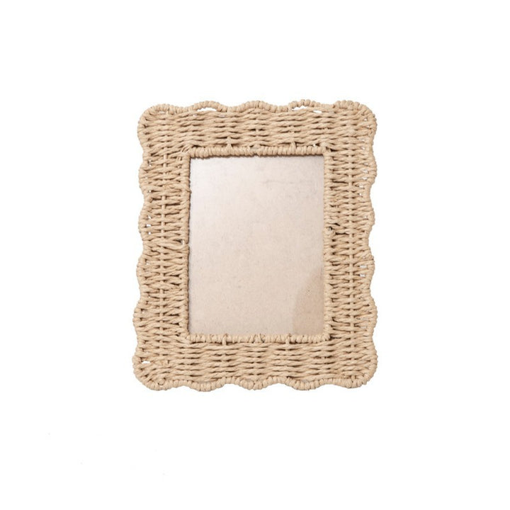 Playful picture frame in rattan style Kalsten