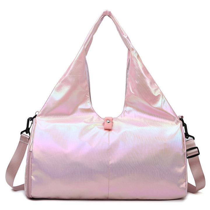 Iridescent Multi-Pocket Travel Tote Bag Kalsten