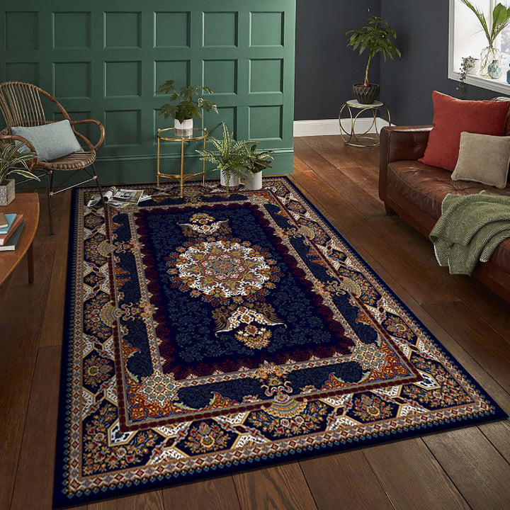 Vintage-Inspired Intricate Pattern Area Rug