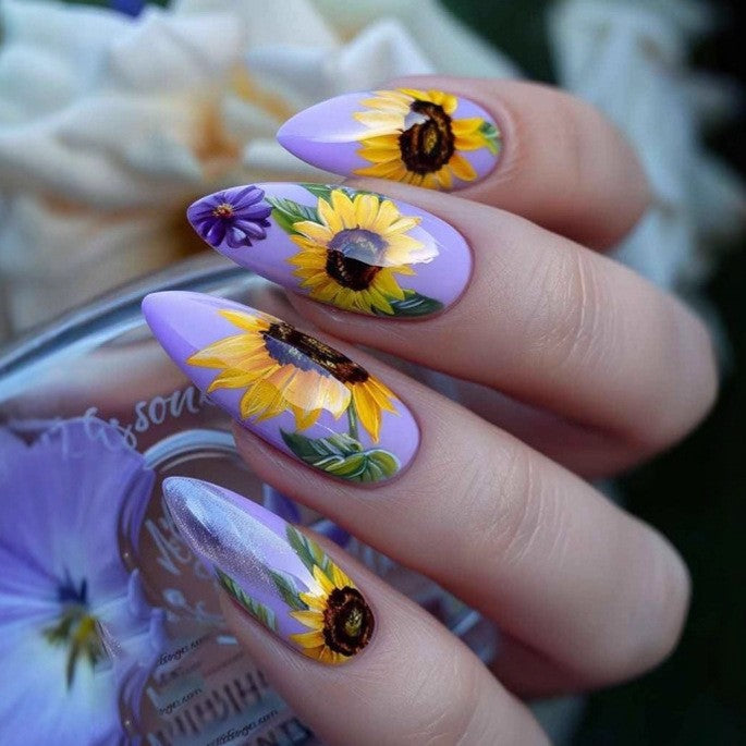 Amazing art nails with peacock feather design Kalsten