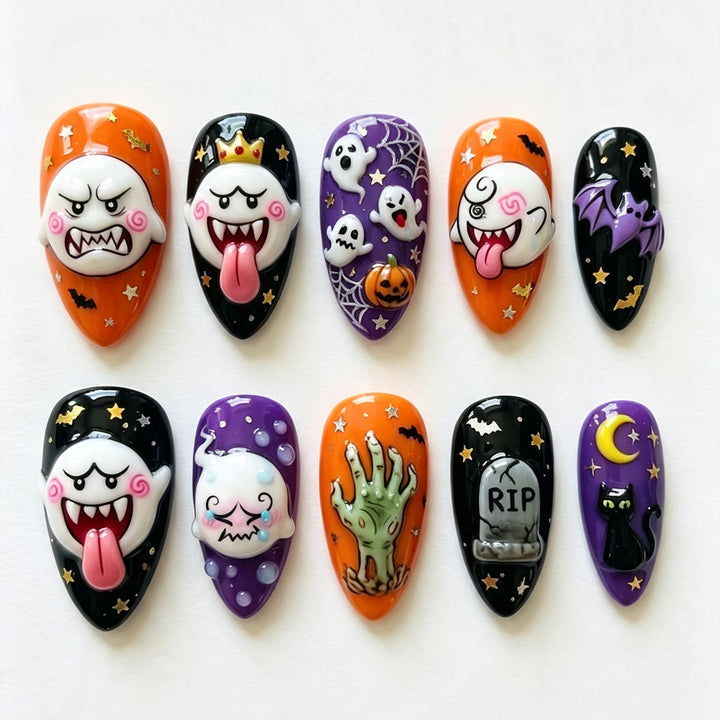 Creative Halloween Art Nail Set Kalsten