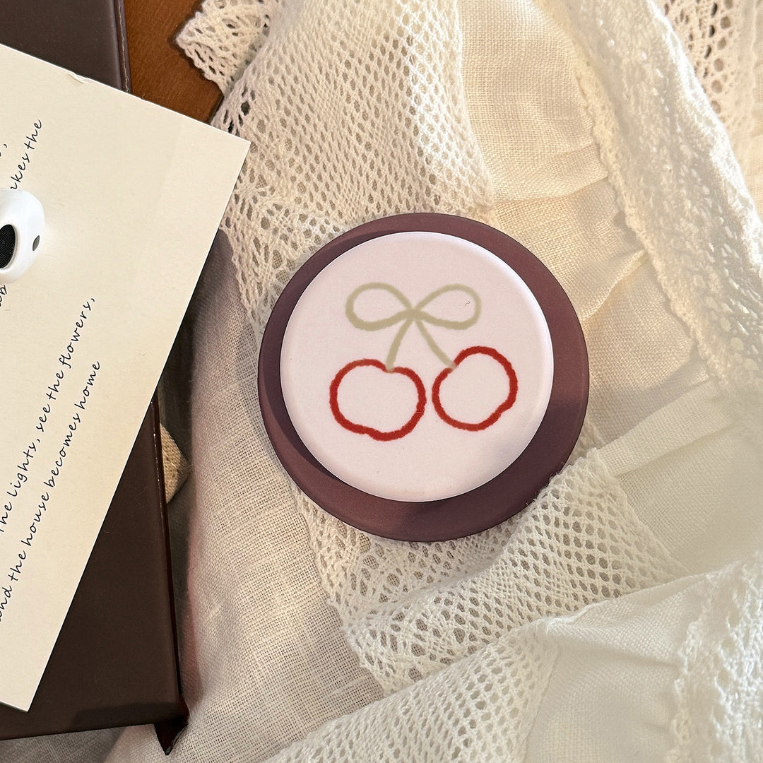 Coaster with cherry motif Kalsten