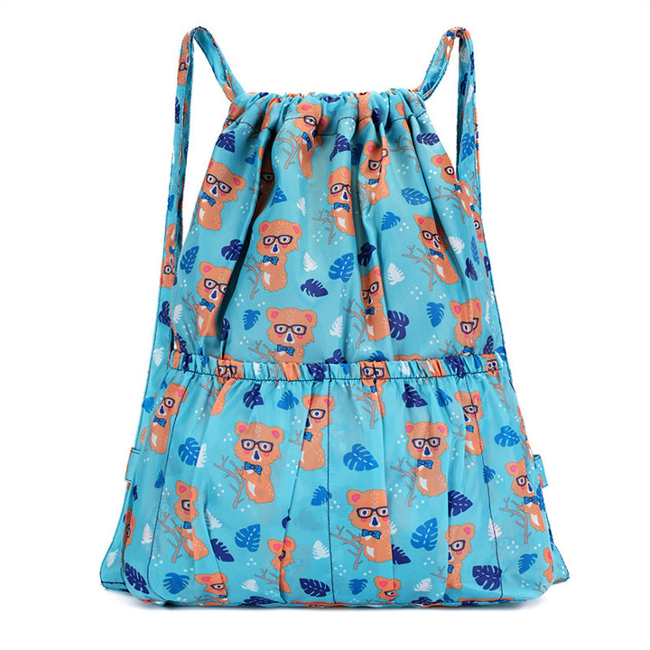 Floral Print Drawstring Backpack Kalsten