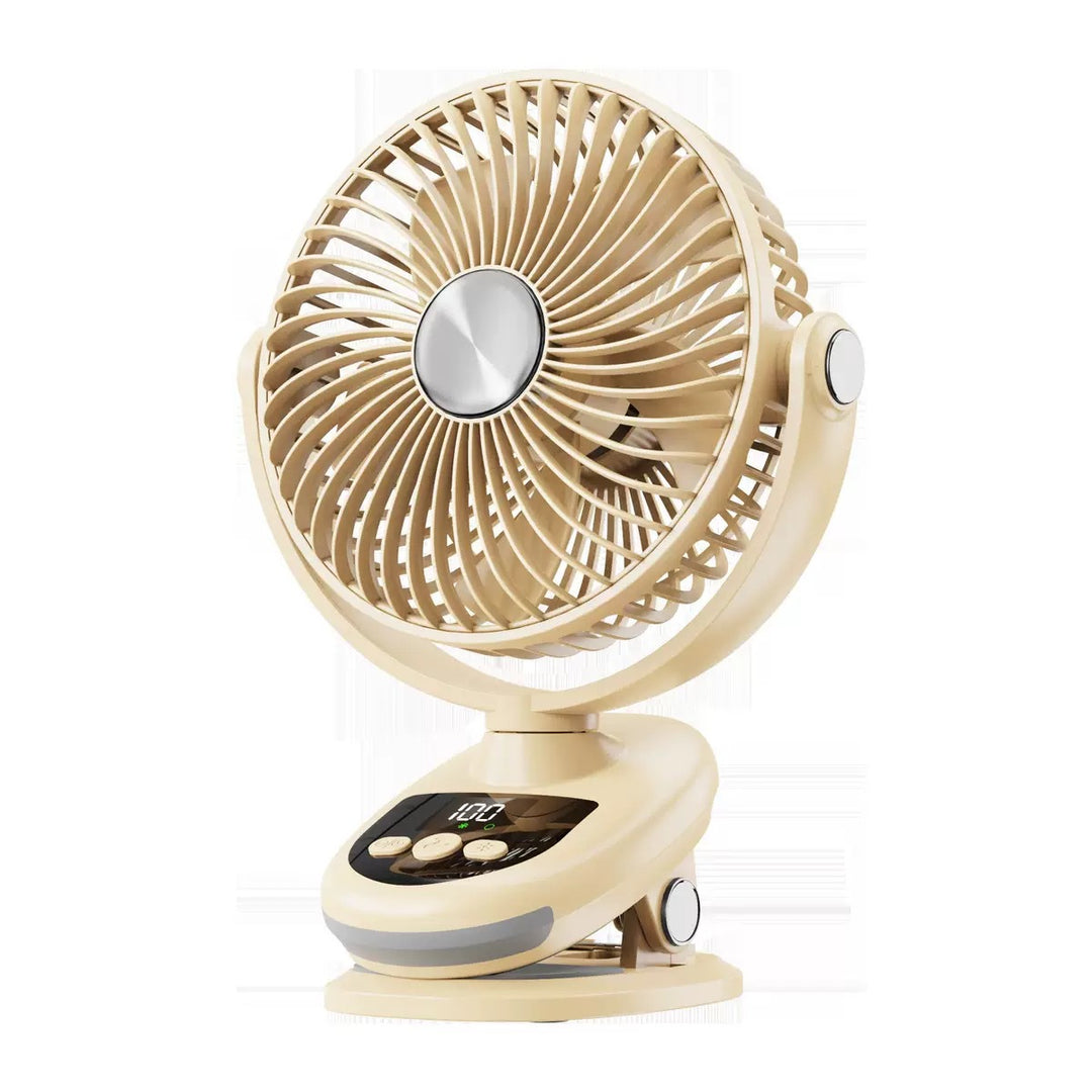 Unisex Portable Table Fan with LED Display and Touch Control Kalsten