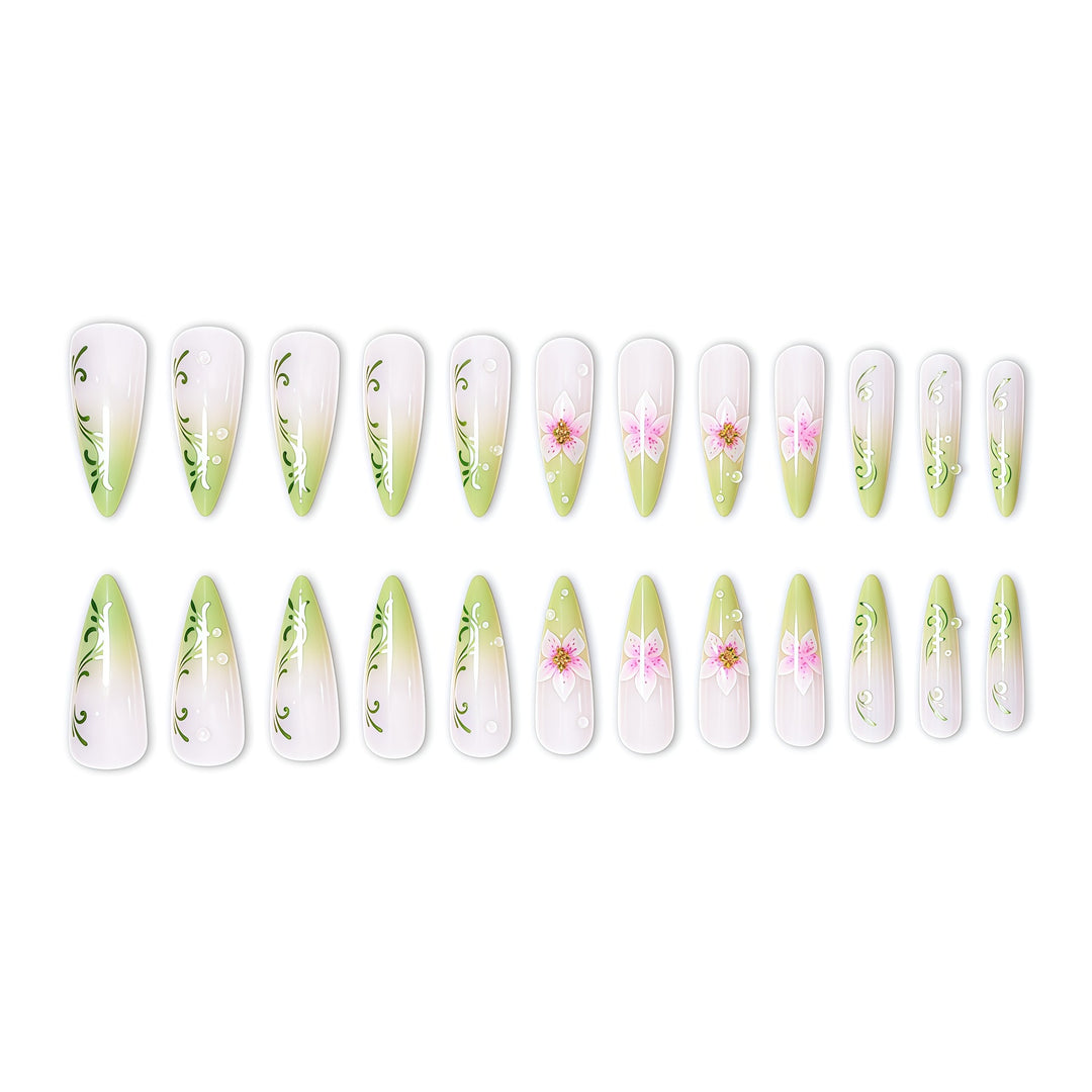 Elegant Stiletto Nail Art Extensions Kalsten