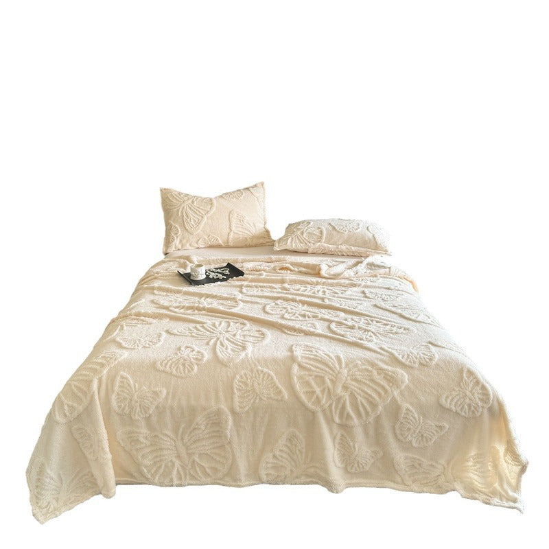 Women's Decorative Butterfly Pattern Throw Blanket