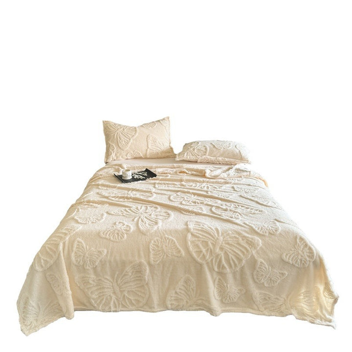 Women's Decorative Butterfly Pattern Throw Blanket
