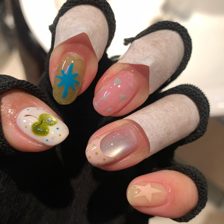 Creative Nail Art with Colorful and Playful Design Kalsten