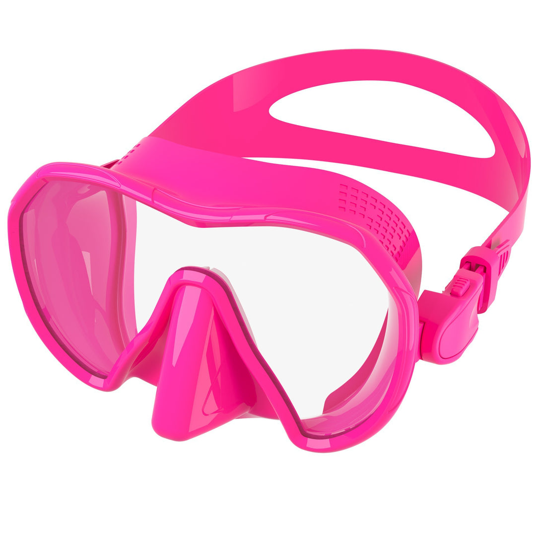 Diving mask with wide field of vision and comfortable wearing comfort Kalsten