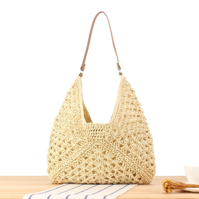 Macrame Crossbody Bag in Elegant Crocheted Design Kalsten