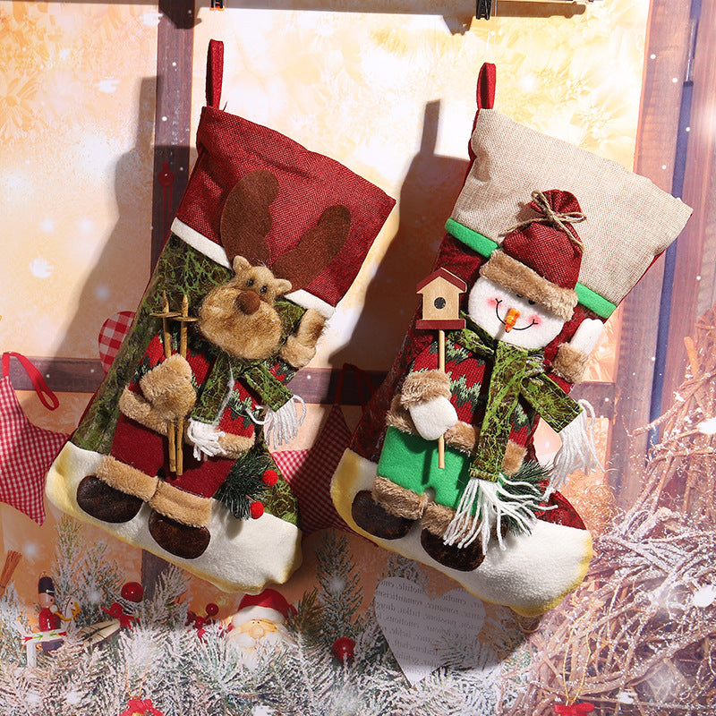 Cute Christmas stocking with reindeer design Kalsten