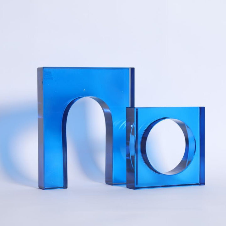 Modern Acrylic Decorative Sculptures Set