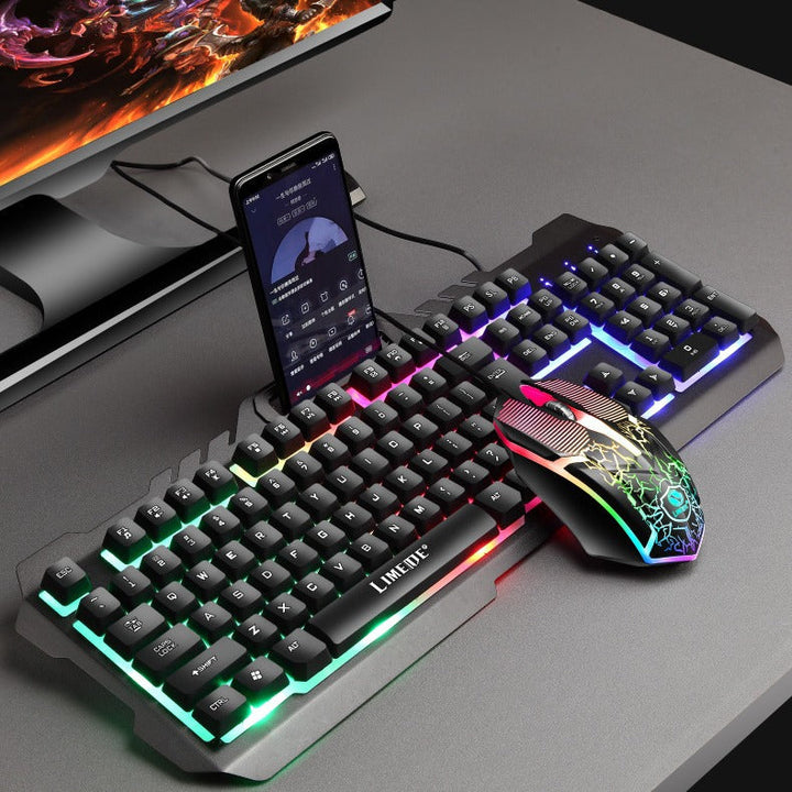 Mechanical Gaming Keyboard and High-Performance RGB Mouse Combo Kalsten
