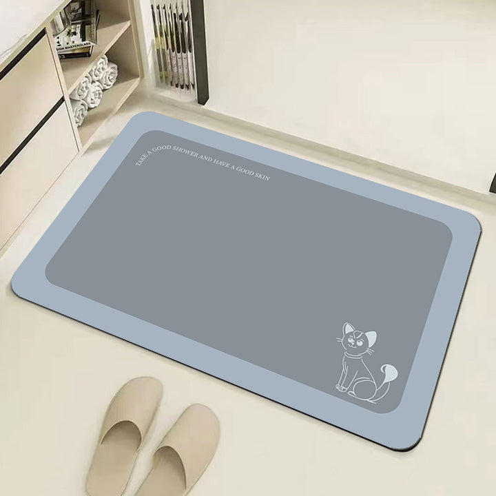 Cat-Themed Non-Slip Bath Mat Kalsten