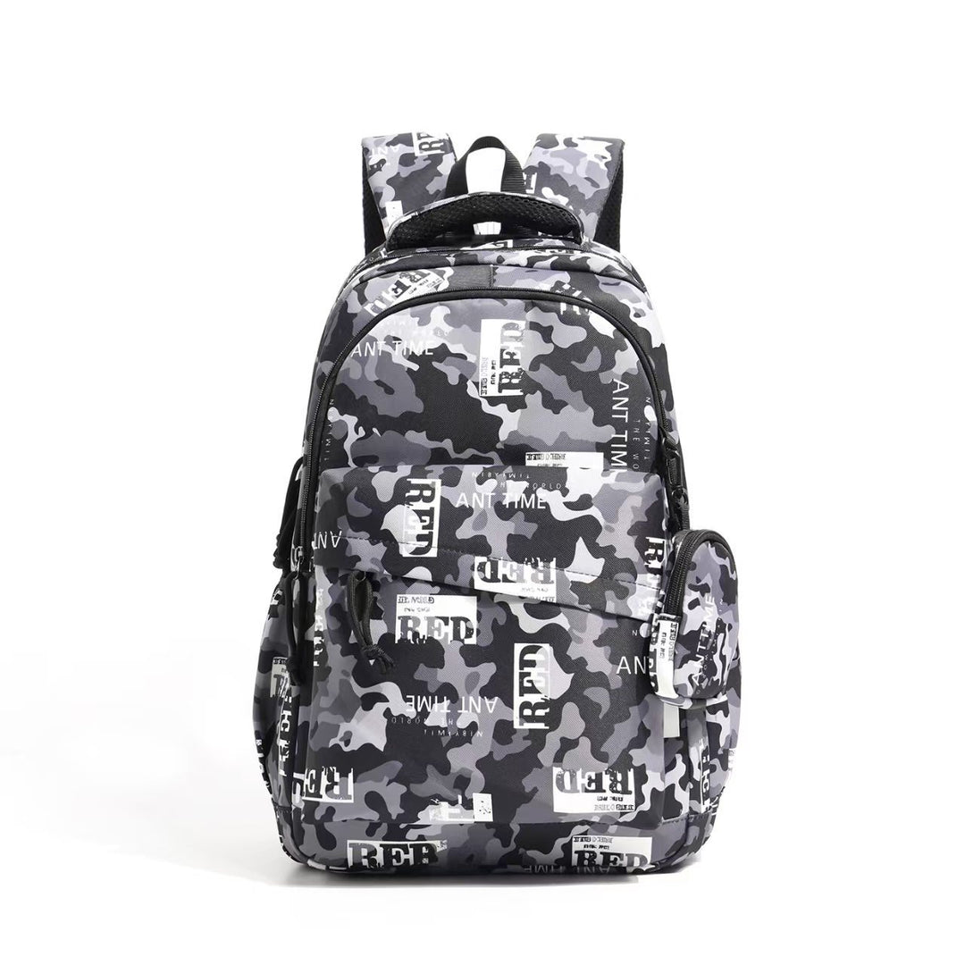 Backpack with Modern Camouflage Design and Functional Pockets Kalsten