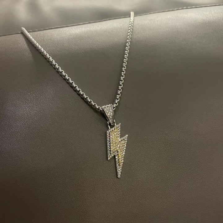 Lightning Bolt Pendant Necklace Kalsten