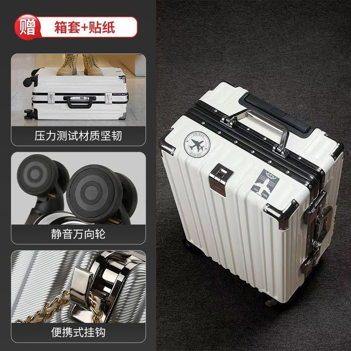 Hard-shell travel suitcase with spacious interior and high-quality rolling system Kalsten
