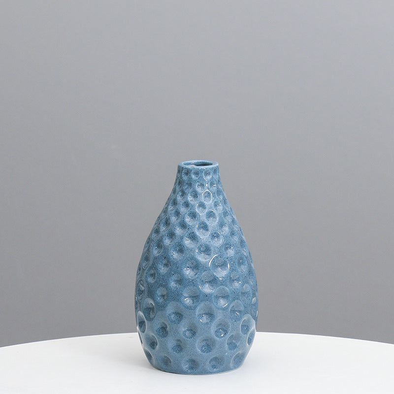 Textured Ceramic Decorative Vase Kalsten
