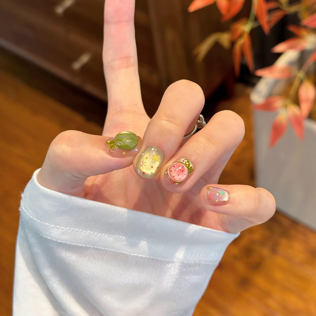 Creative Craft Nails in Playful Fruit Design Kalsten