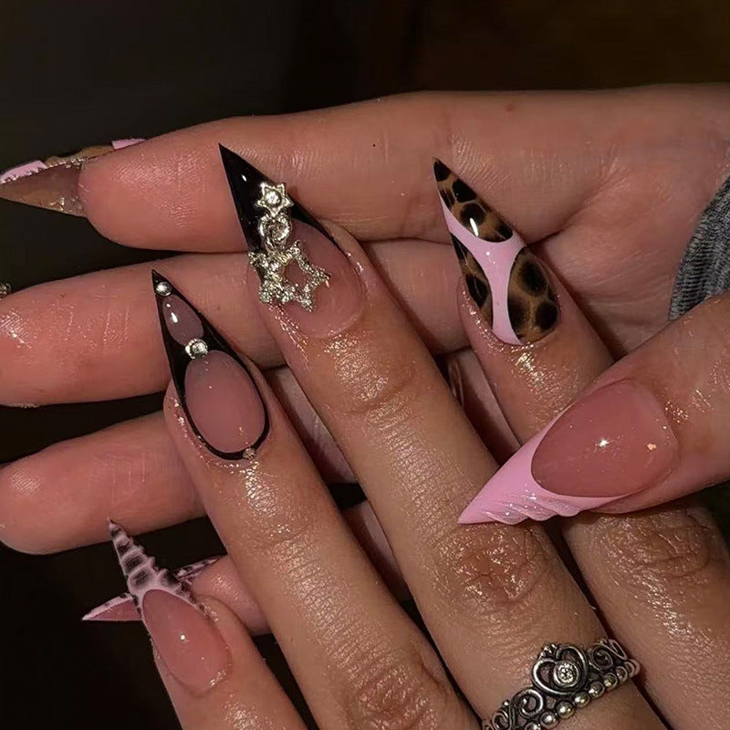 Stylish Stiletto Press-On Nail Art Set Kalsten