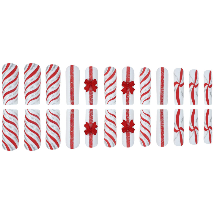 Festive Holiday-Theme Press-On Nail Art Kalsten