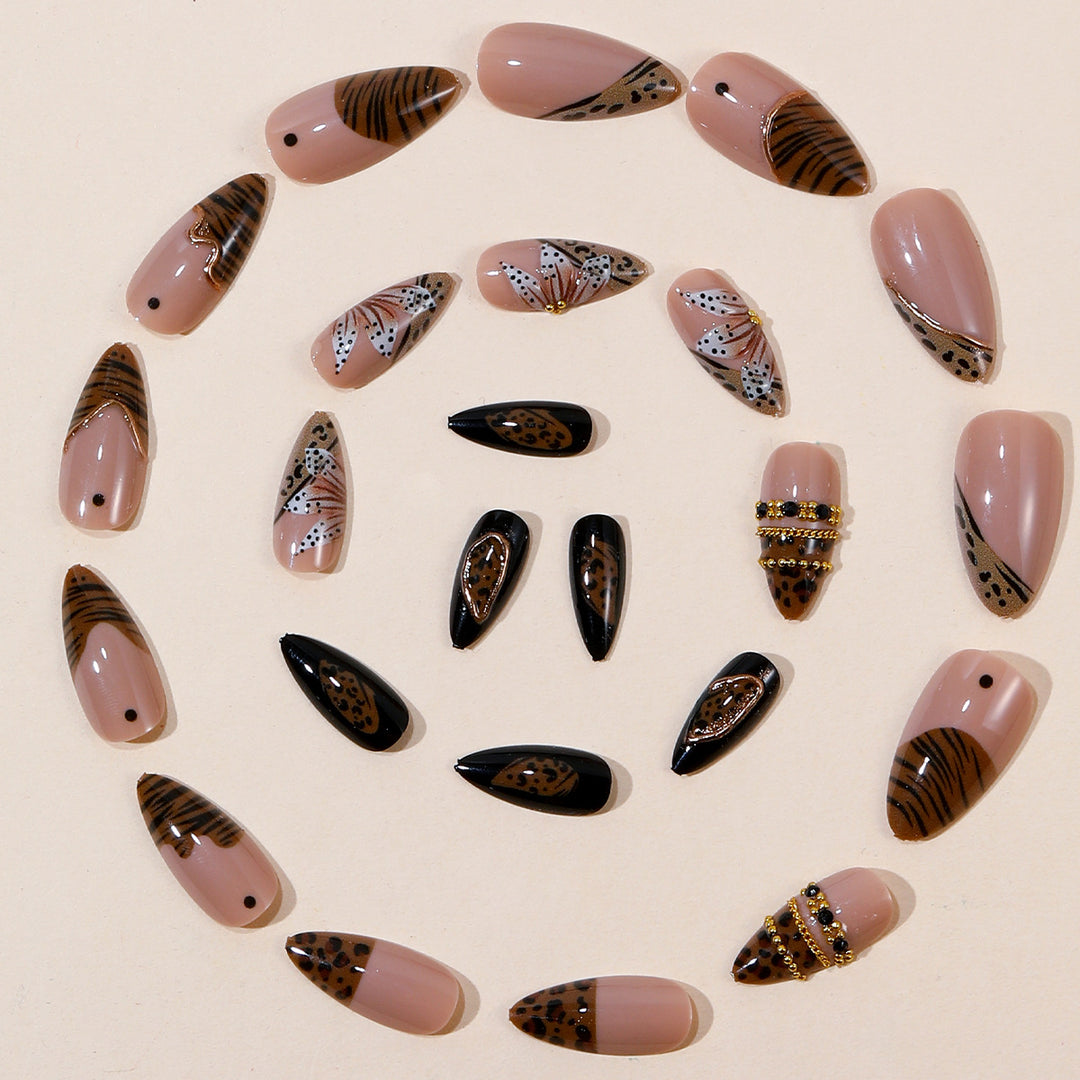 Decorative 3D Stiletto Nail Art Extensions Kalsten