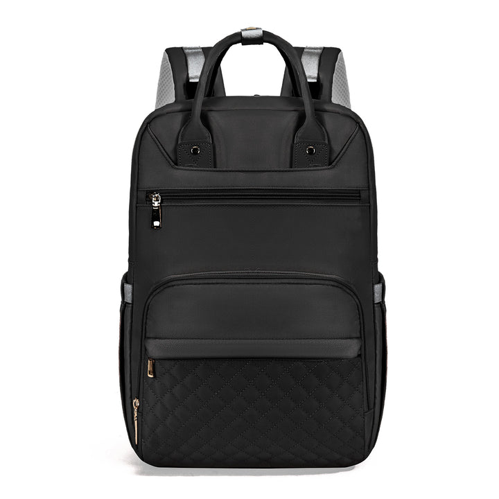 Quilted Multi-Compartment Travel Backpack Kalsten
