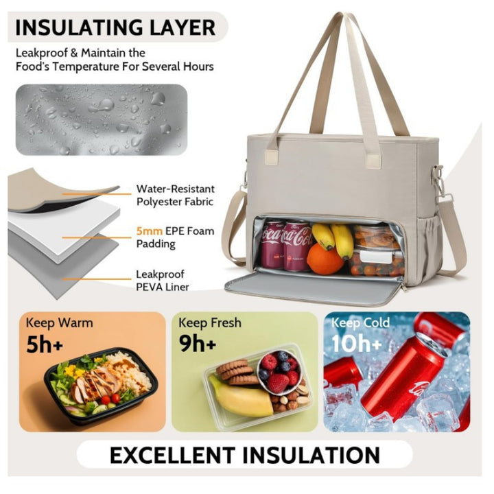 Insulated Food Storage Cooler Bag
