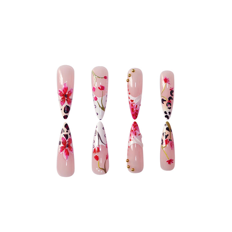 Premium Floral Acrylic Nail Art Set Kalsten